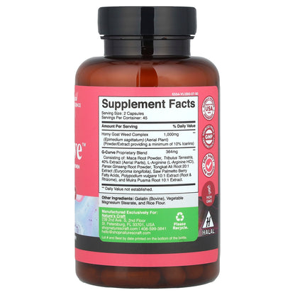 Nature's Craft, G-Curve™, Advanced Formula for Women, 90 Capsules