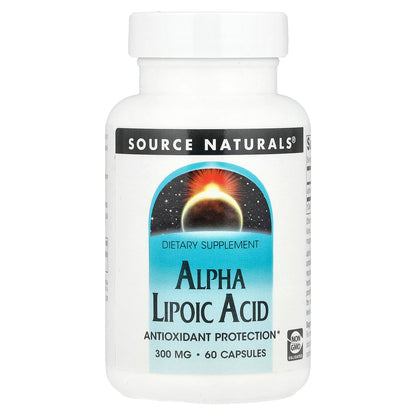 Source Naturals, Alpha Lipoic Acid, 300 mg, 60 Capsules