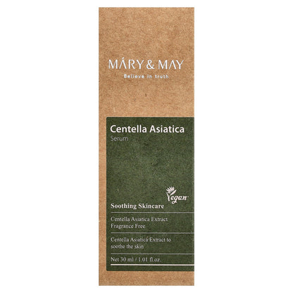 Mary & May, Centella Asiatica Serum, Fragrance Free, 1.01 fl oz (30 ml)