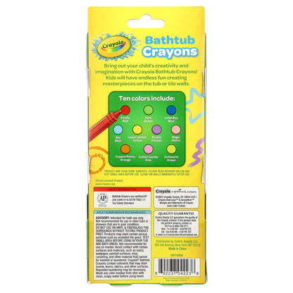 Crayola, Bathtub Crayons, 3+, 10 Bathtub Crayons