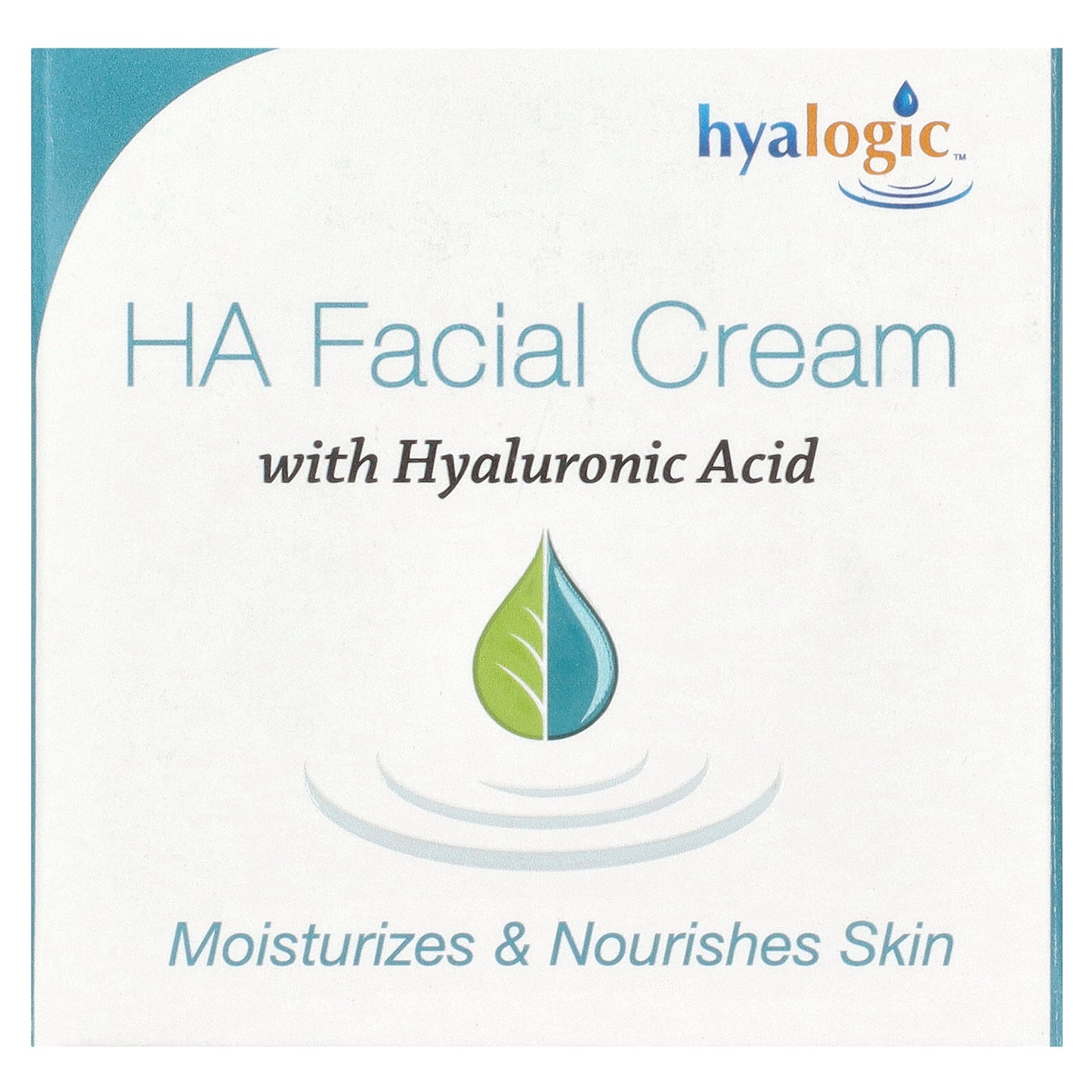 Hyalogic, HA Facial Cream with Hyaluronic Acid, Fragrance Free, 2 oz (56.7 g)