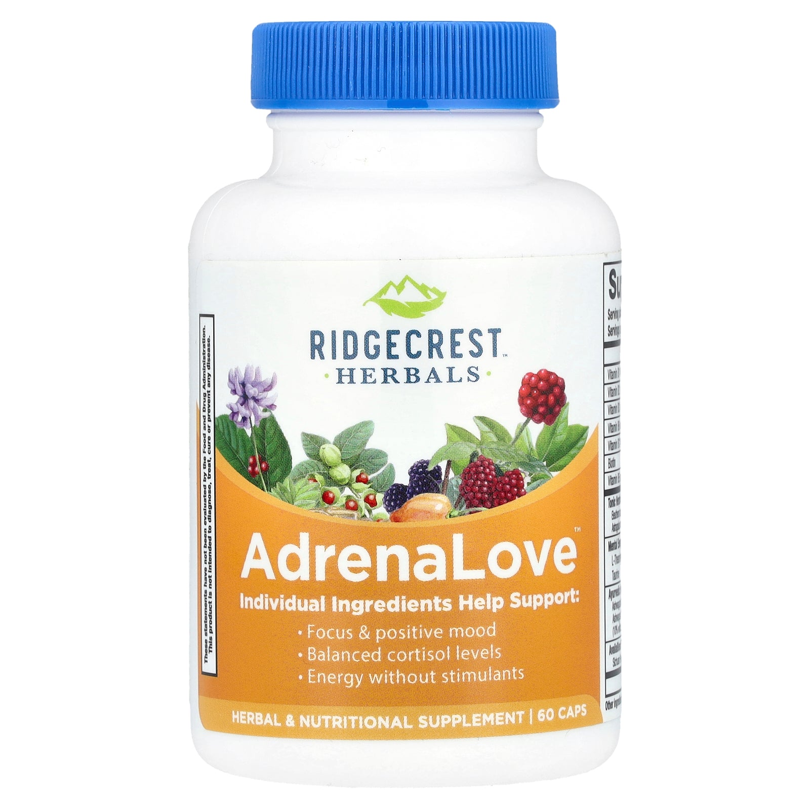 RidgeCrest Herbals, AdrenaLove™, 60 Capsules