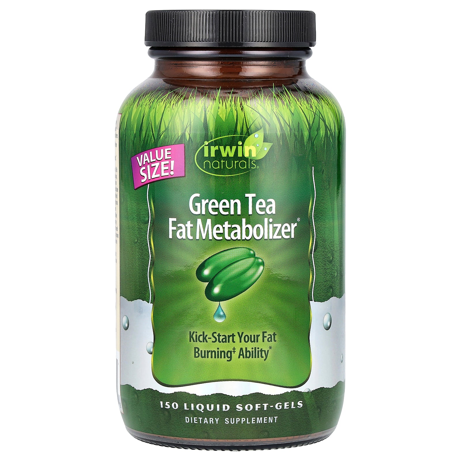 Irwin Naturals, Green Tea Fat Metabolizer®, 150 Liquid Soft-Gels