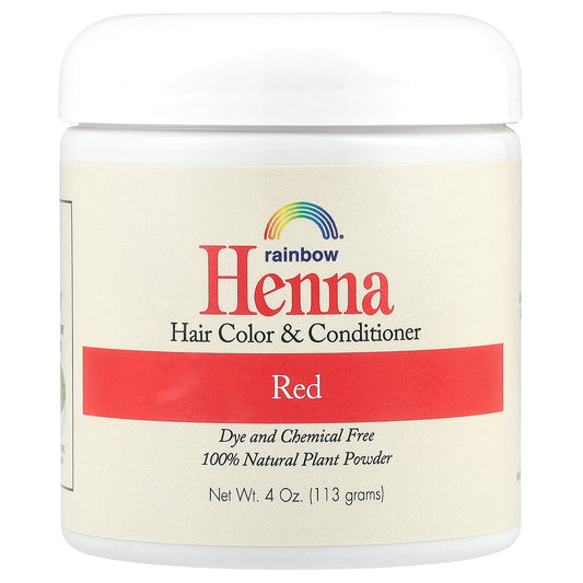 Rainbow Research, Henna, Hair Color and Conditioner, Red, 4 oz (113 g)