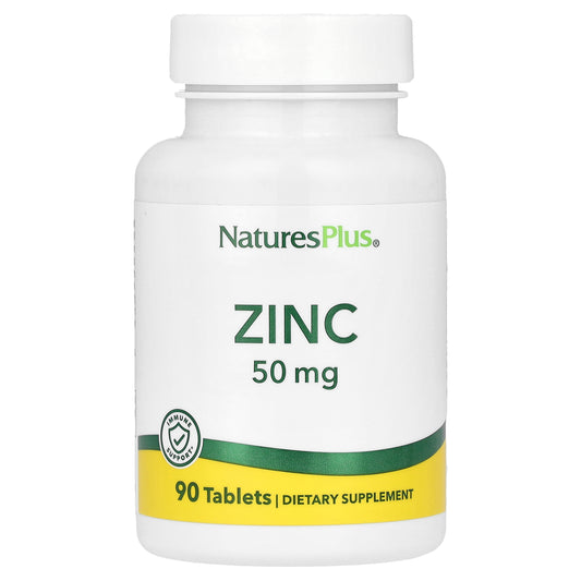 NaturesPlus, Zinc, 50 mg, 90 Tablets