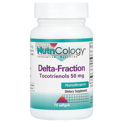 Nutricology, Delta-Fraction, Tocotrienols, 75 Softgels (50 mg per Softgel)