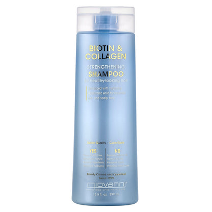 Giovanni, Biotin & Collagen Strengthening Shampoo, 13.5 fl oz (399 ml)