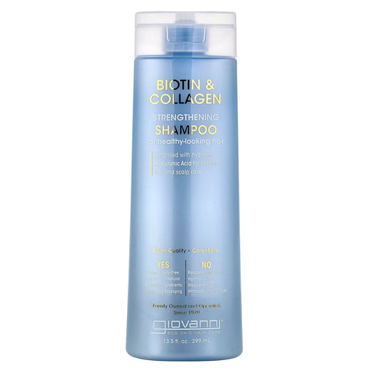 Giovanni, Biotin & Collagen Strengthening Shampoo, 13.5 fl oz (399 ml)