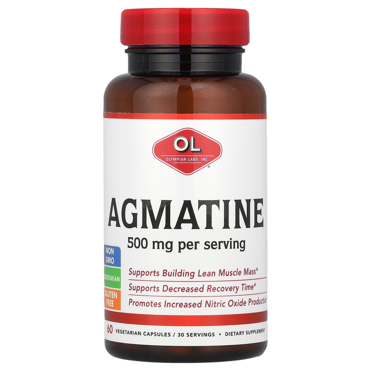 Olympian Labs, Agmatine, 60 Vegetarian Capsules (250 mg per Capsule)