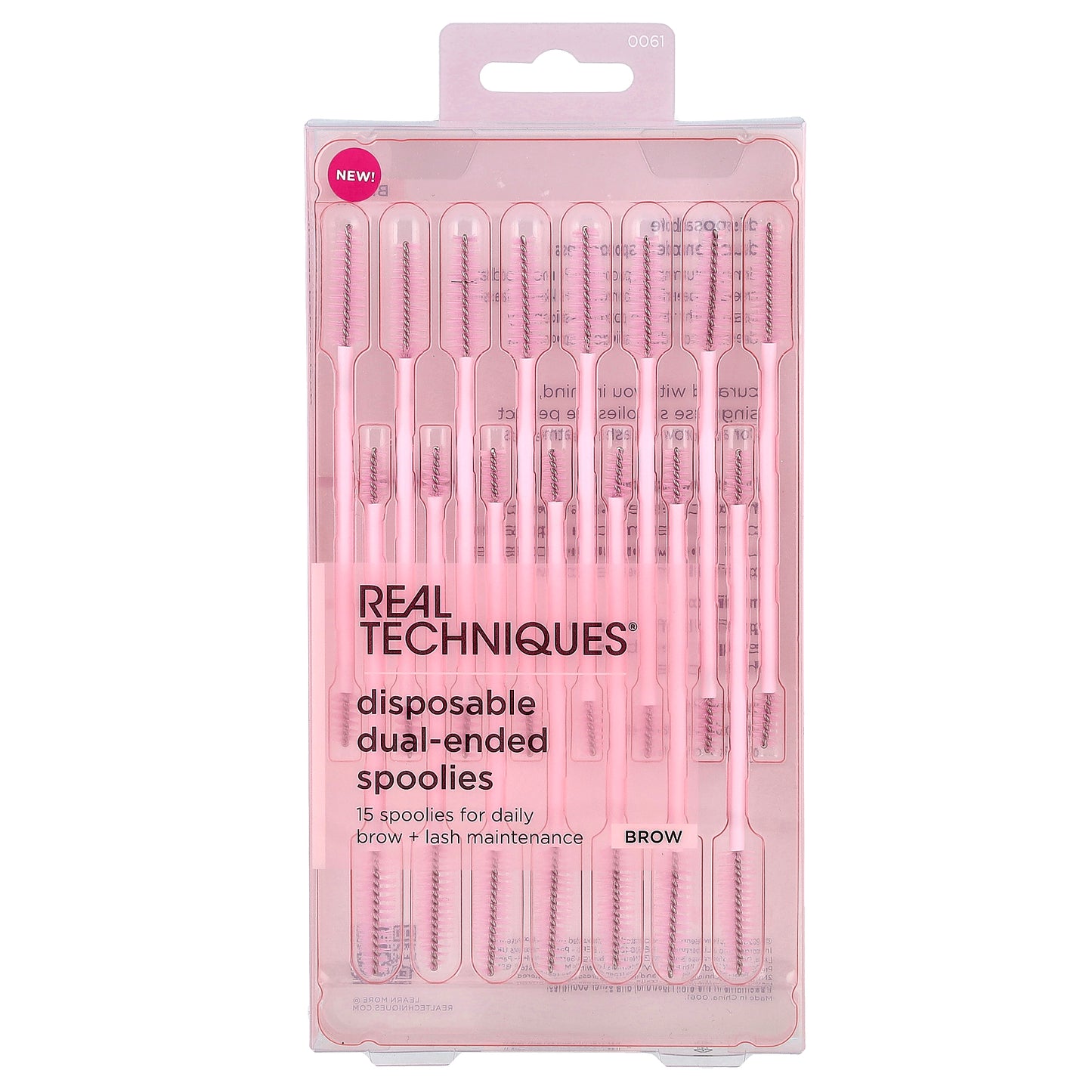 Real Techniques, Disposable Dual-Ended Spoolies, 15 Spoolies