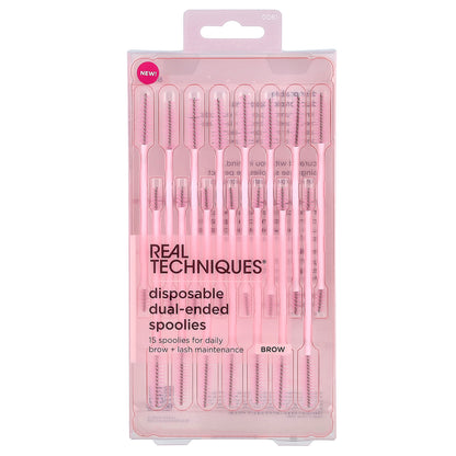 Real Techniques, Disposable Dual-Ended Spoolies, 15 Spoolies