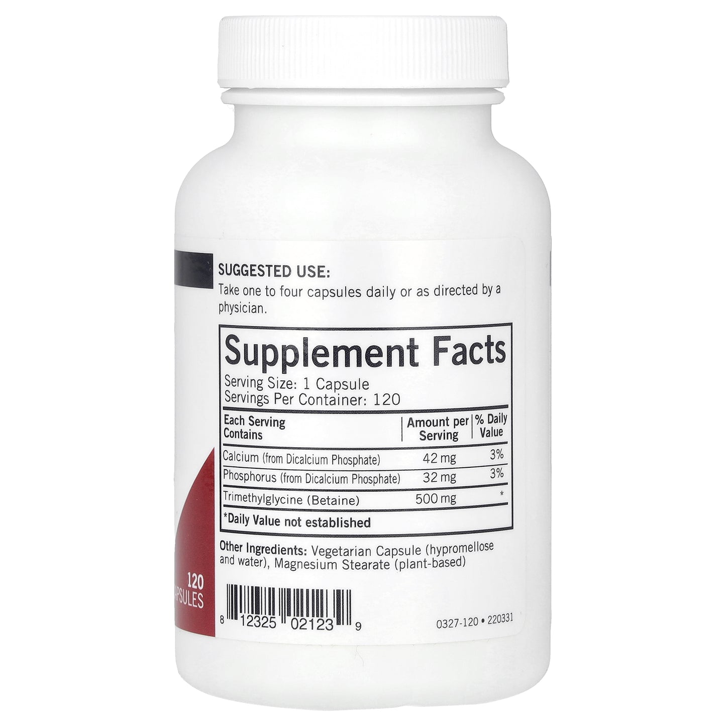 Kirkman Labs, TMG , 120 Capsules