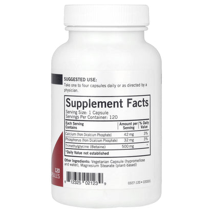 Kirkman Labs, TMG , 120 Capsules