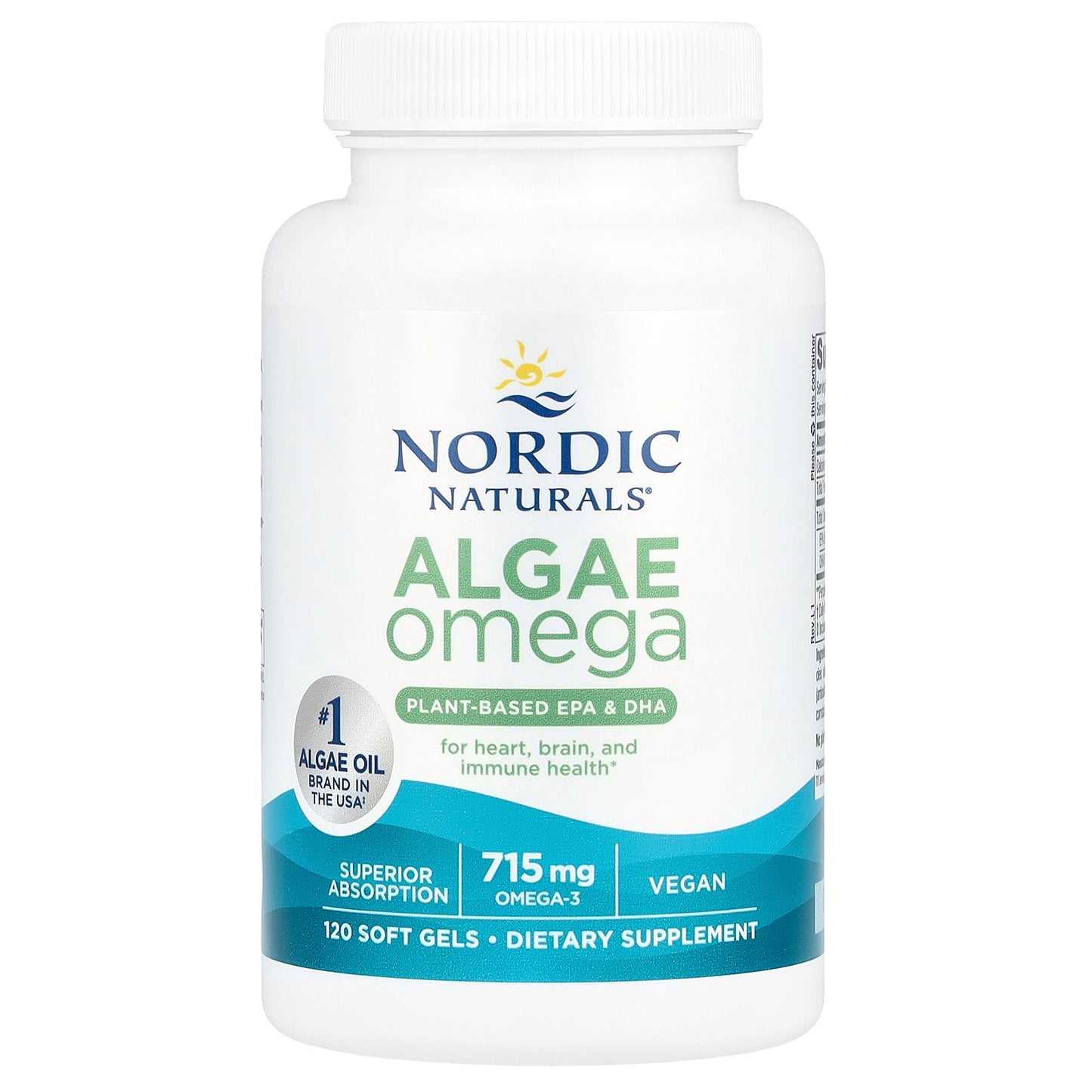 Nordic Naturals, Algae Omega, 120 Soft Gels