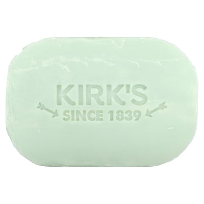 Kirk's, 100% Premium Coconut Oil Castile Bar Soap, Soothing Aloe Vera, 3 Bars, 4 oz (113 g) Each