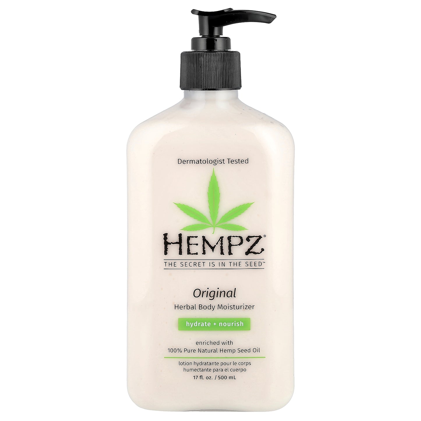 Hempz, Herbal Body Moisturizer, Original, 17 fl oz (500 ml)