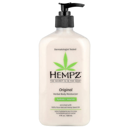 Hempz, Herbal Body Moisturizer, Original, 17 fl oz (500 ml)