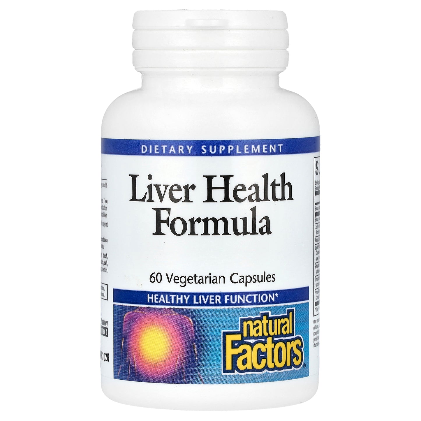 Natural Factors, Liver Health Formula, 60 Vegetarian Capsules