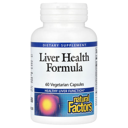 Natural Factors, Liver Health Formula, 60 Vegetarian Capsules