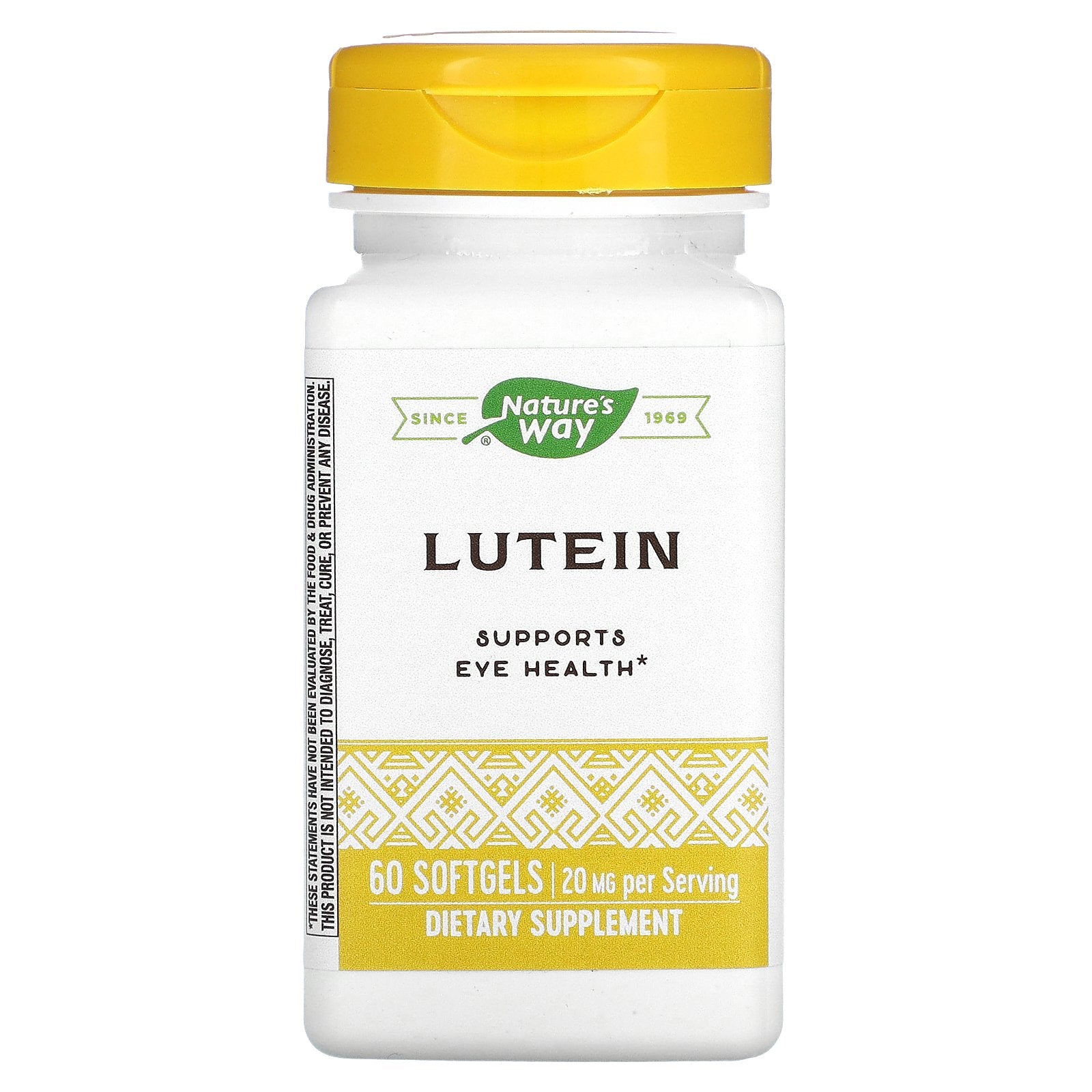 Nature's Way, Lutein, 20 mg, 60 Softgels