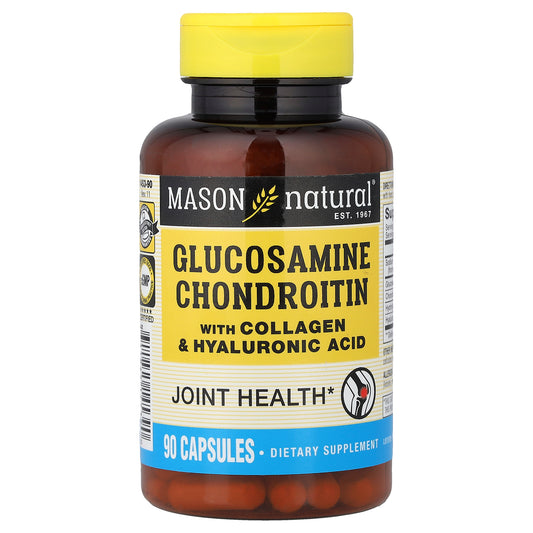 Mason Natural, Glucosamine Chondroitin with Collagen & Hyaluronic Acid, 90 Capsules