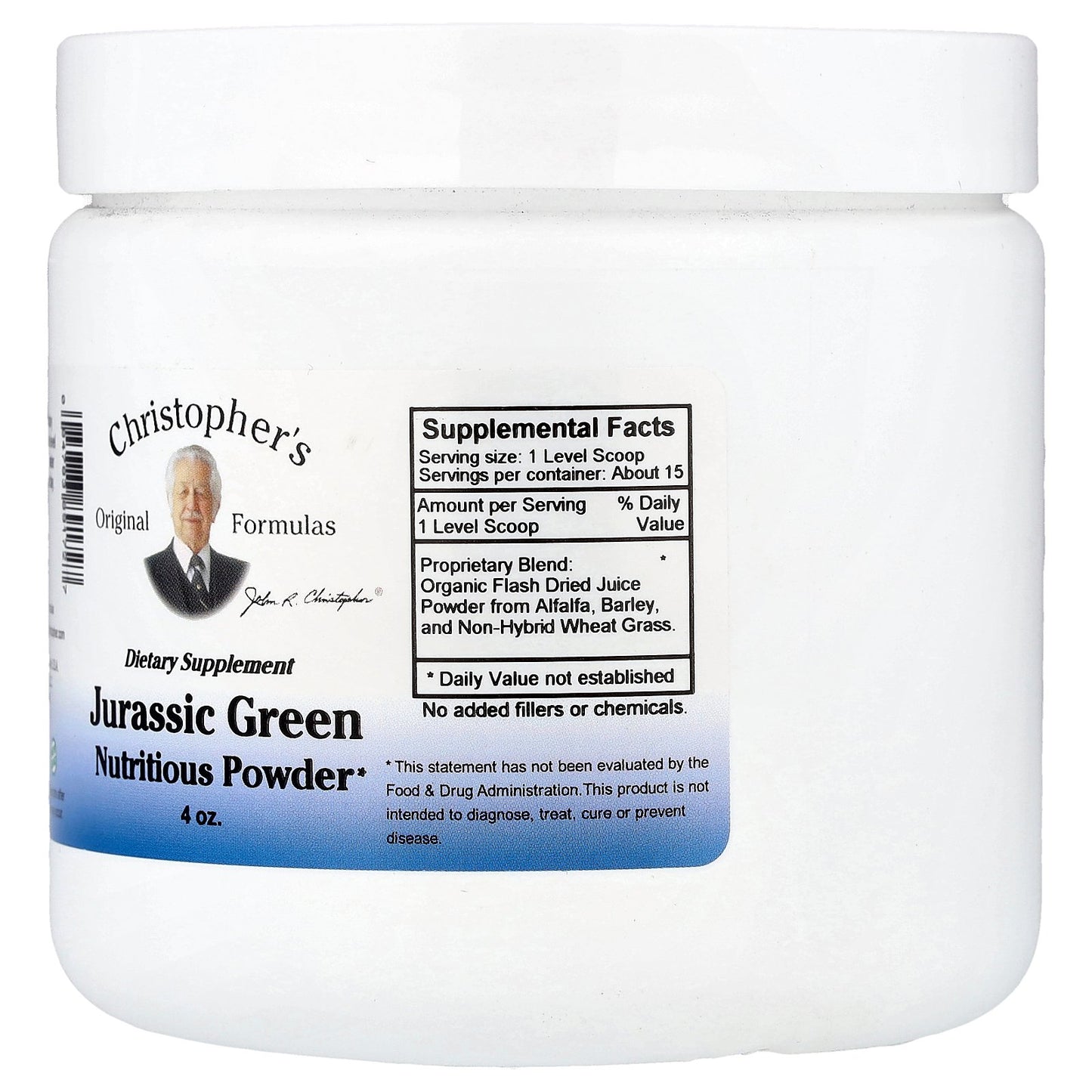 Christopher's Original Formulas, Jurassic Green Nutritious Powder, 4 oz