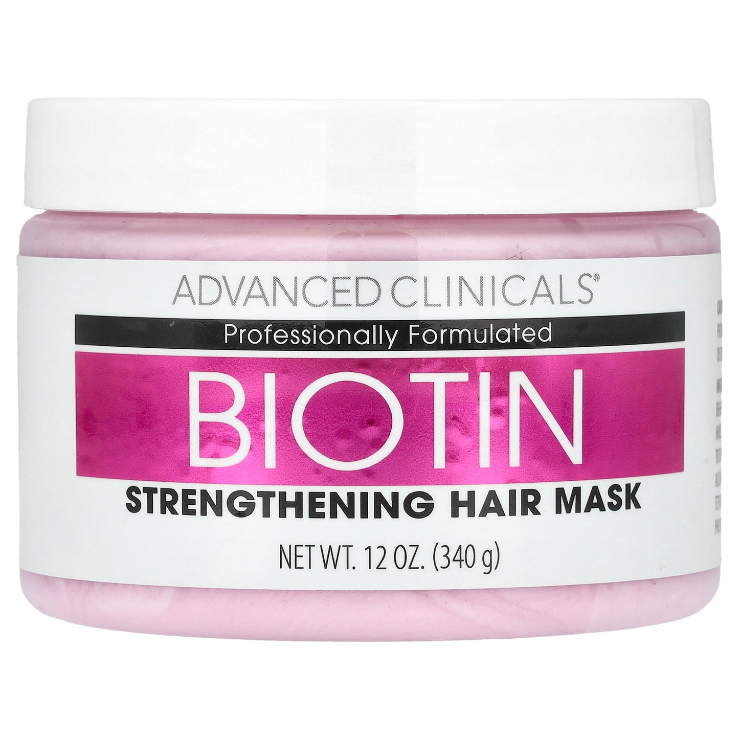 Advanced Clinicals, Biotin, Strengthening Hair Mask, 12 fl oz (340 ml)