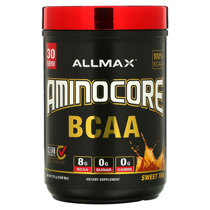 ALLMAX, AMINOCORE™ BCAA, Sweet Tea, 0.69 lbs (315 g)