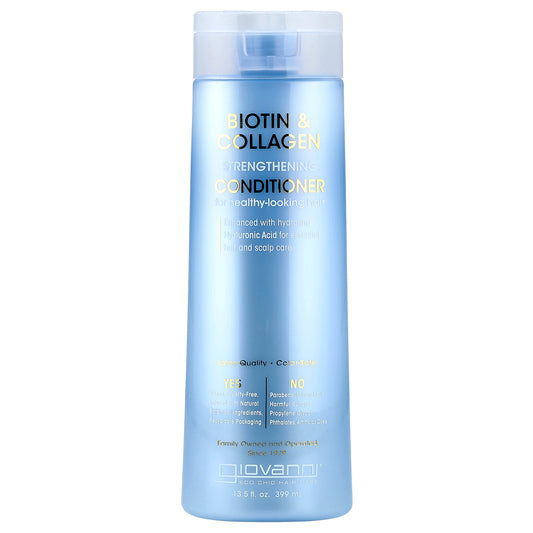 Giovanni, Biotin & Collagen Strengthening Conditioner, 13.5 fl oz (399 ml)