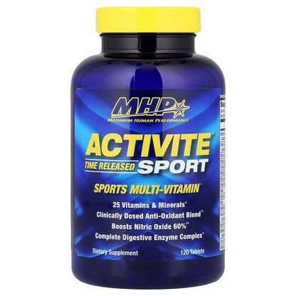 MHP, Activite Sport, Multi Vitamin, Time Released, 120 Tablets