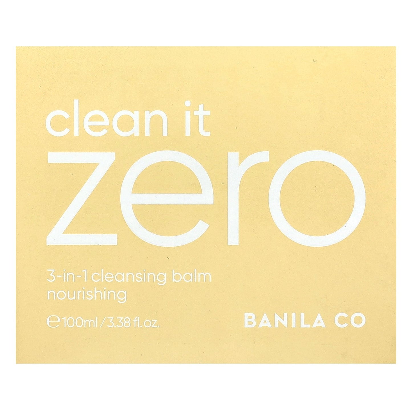 Banila Co, Clean It Zero, 3-in-1 Cleansing Balm, Nourishing, 3.38 fl oz (100 ml)