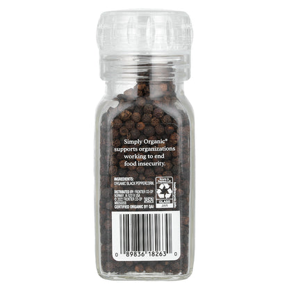 Simply Organic, Daily Grind, Black Peppercorn, 2.65 oz (75 g)