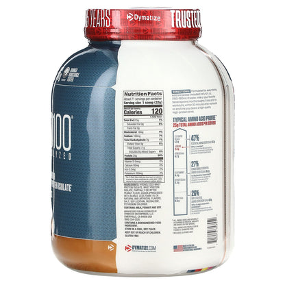 Dymatize, ISO100® Hydrolyzed, 100% Whey Protein Isolate, Chocolate Peanut Butter, 5 lb (2.3 kg)