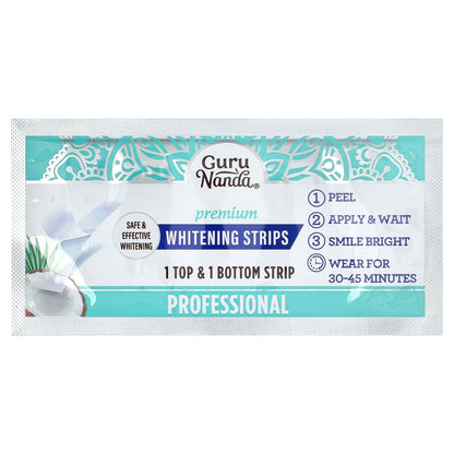GuruNanda, Premium Whitening Strips, 14 Strips