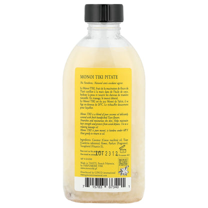 Monoi Tiare Tahiti, Monoi Tiki Tahiti®,, Coconut Oil, Pitate Jasmine, 4 fl oz (120 ml)