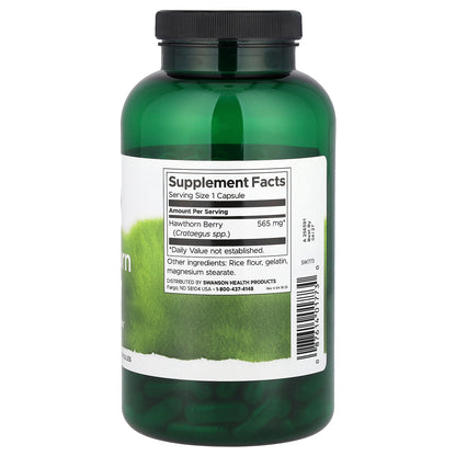 Swanson, Hawthorn Berry, 565 mg, 250 Capsules