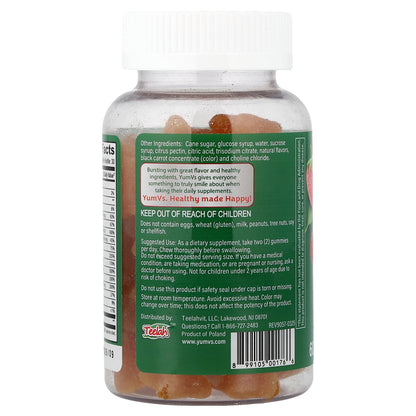 YumVs, Multi Vitamin Gummies, Berry, 60 Gummies
