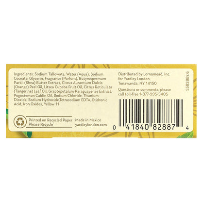 Yardley London, Nourising Bath Bar, Lemon Verbena, 4 oz (113 g)