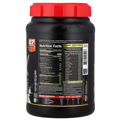 ALLMAX, ISOFLEX®, Pure Whey Protein Isolate, Cookies & Cream, 2 lbs (907 g)