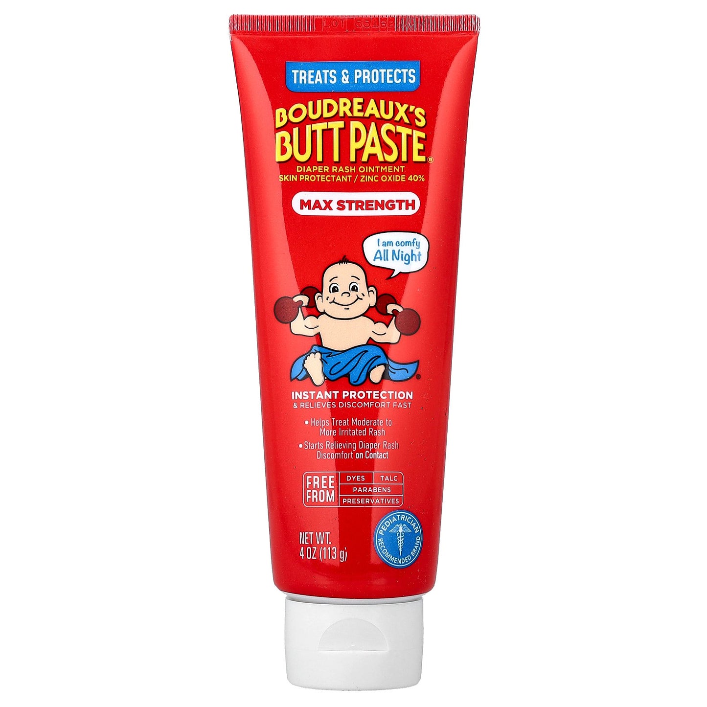Boudreaux's Butt Paste, Diaper Rash Ointment, 4 oz (113 g)