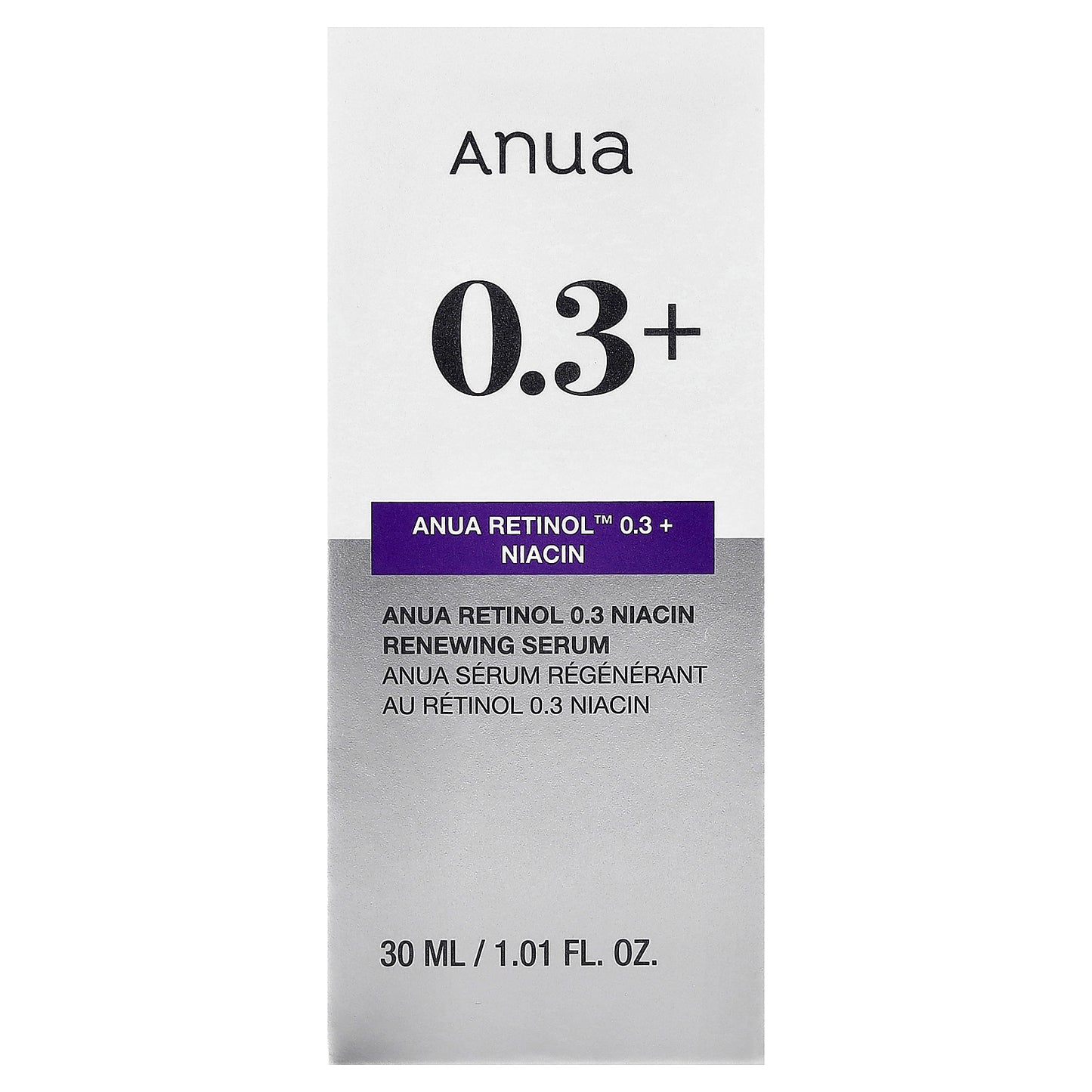 Anua, Retinol™ 0.3% + Niacin Renewing Serum, 1.01 fl oz (30 ml)