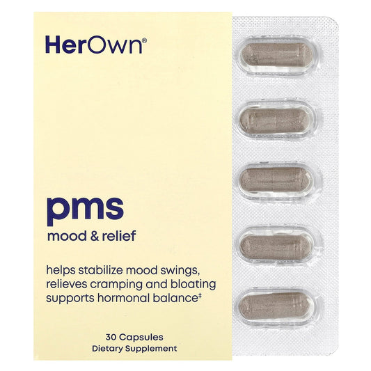 Her Own, PMS, Mood & Relief, 30 Capsules