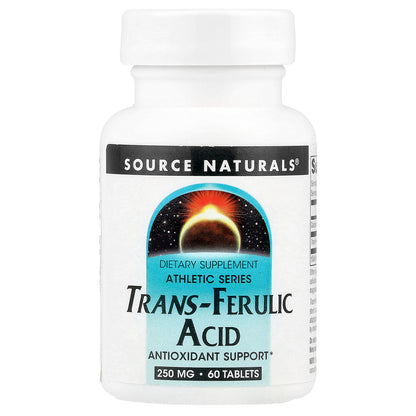 Source Naturals, Athletic Series, Trans-Ferulic Acid, 60 Tablets