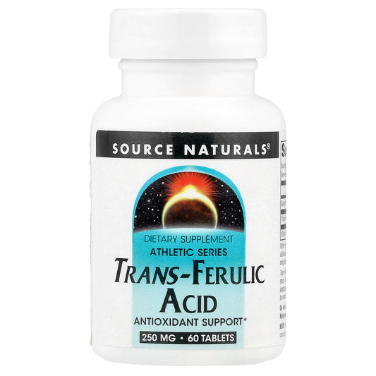 Source Naturals, Athletic Series, Trans-Ferulic Acid, 60 Tablets