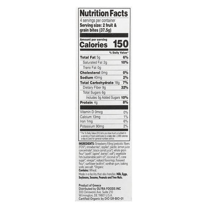 Olyra, Fruit & Grain Bites, Strawberry , 4 Packs, 1.32 oz (37.5 g) Each