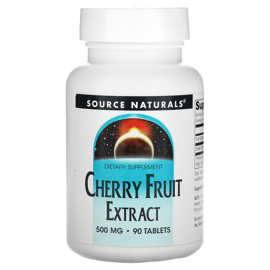 Source Naturals, Cherry Fruit Extract, 500 mg, 90 Tablets