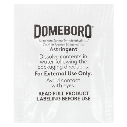 Domeboro, Medicated Soak, Rash Relief, 12 Powder Packets, 0.1 oz (2.7 g) Each