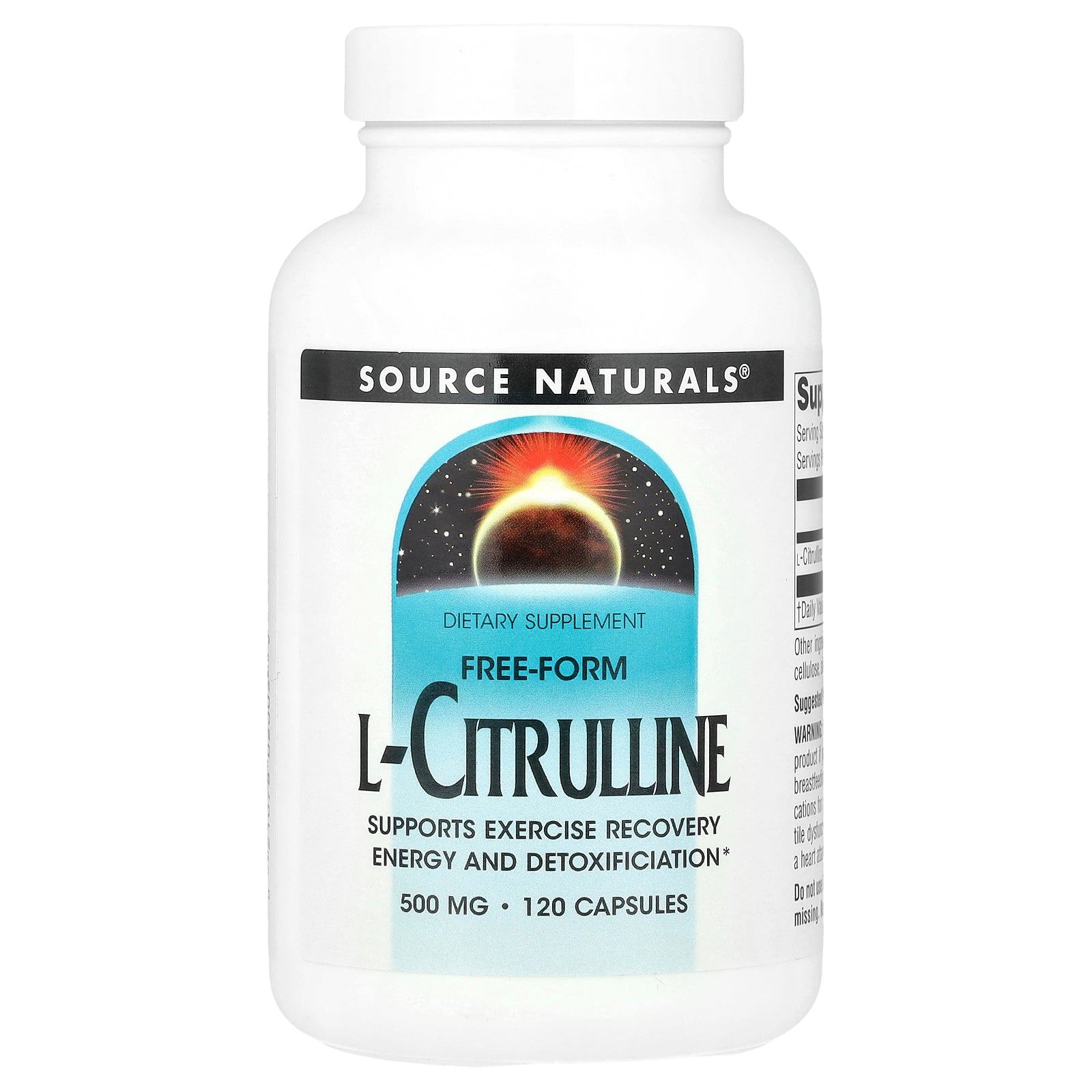 Source Naturals, L-Citrulline, 500 mg, 120 Capsules