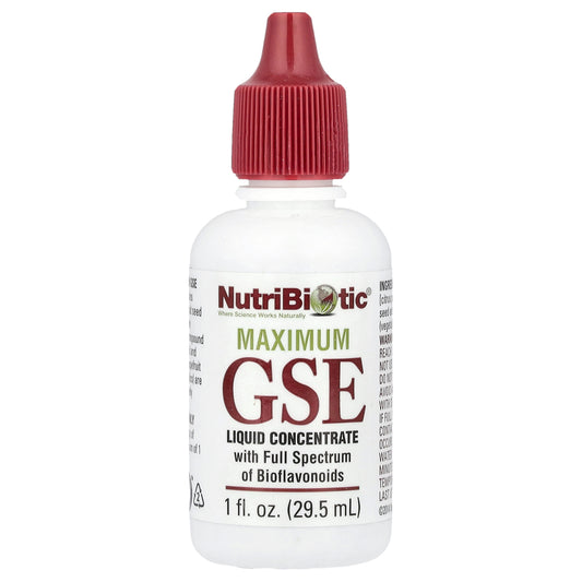NutriBiotic, Maximum GSE, Liquid Concentrate, 1 fl oz (29.5 ml)