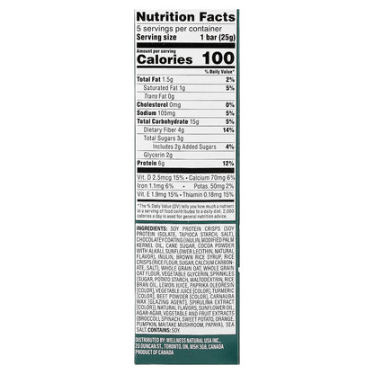 Simply Protein, Dipped Snack Bars, Birthday Cake, 5 Bars, 0.88 oz (25 g) Each